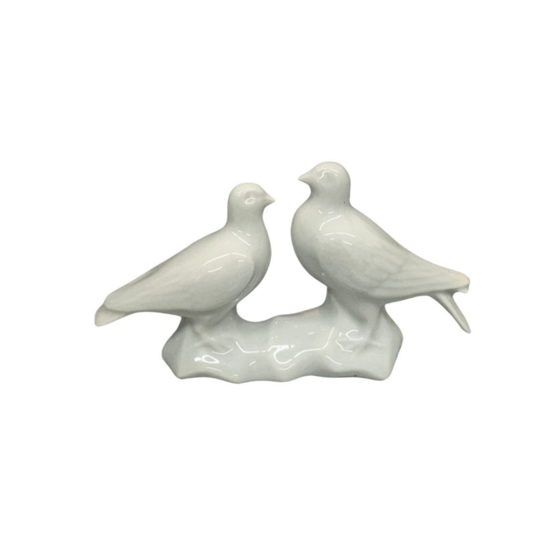 Haviland France Limoges Pair of Doves Figurine