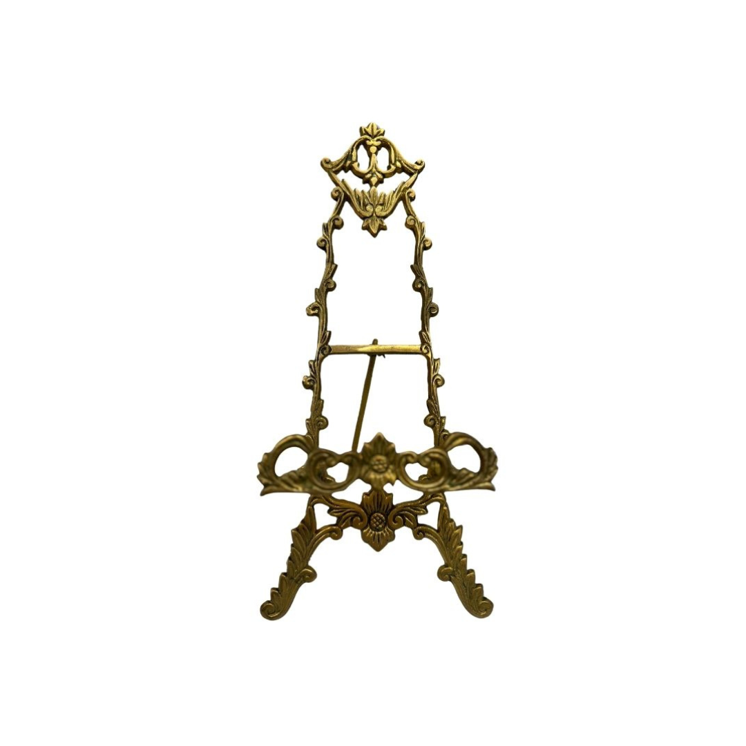 Vintage Brass Petite Easel