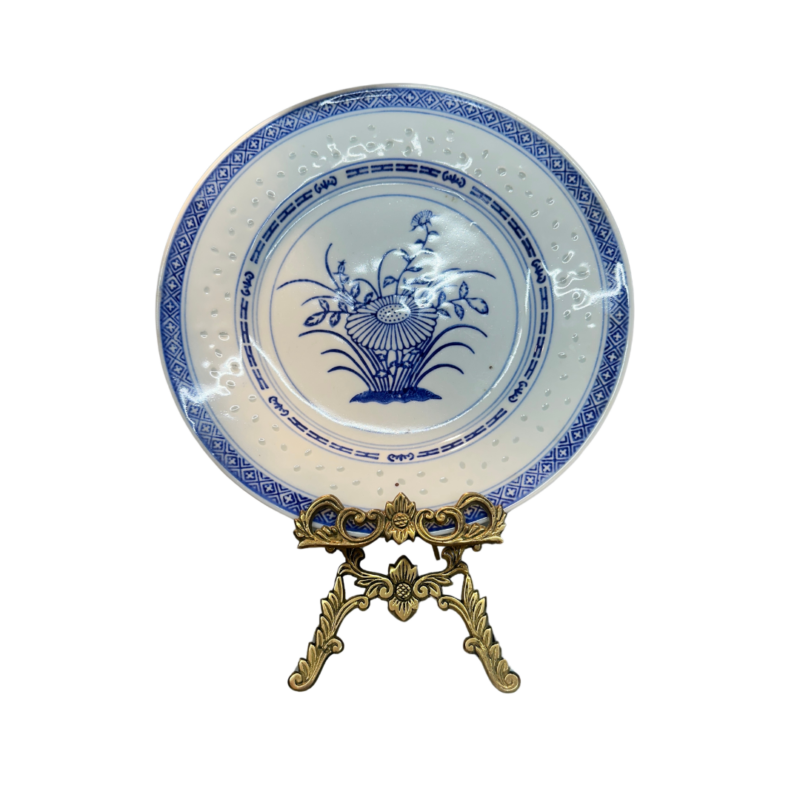Floral China Plate Set - Image 3
