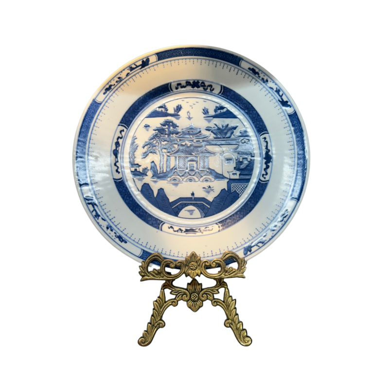 Blue Willow Dessert Plate Set - Image 4